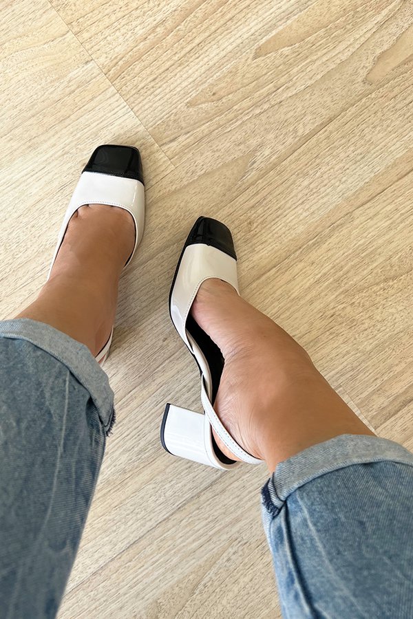 Sapato Mary Jane Verniz Off White