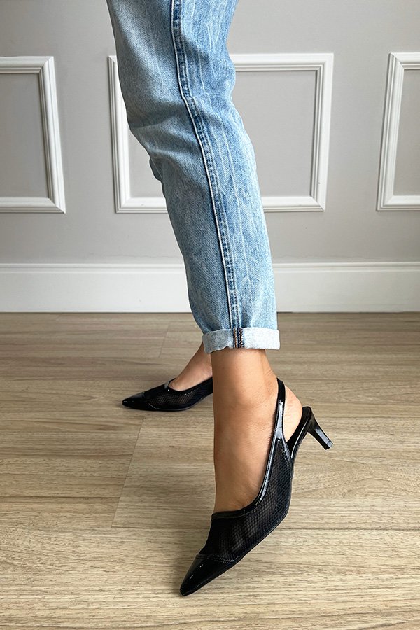 Slingback Sapato Preto Ramarim Scarpin Preto Scarpin Ramarim 2019