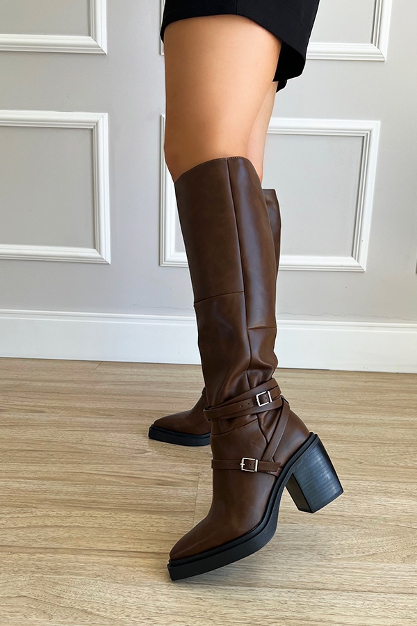 Cano Alto Botas Sob Medida Plus Size Bota Plus Size Montaria - Main Image