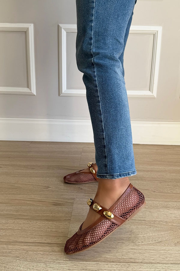 Izzy - Sapatilha em Renda com Crochê Off White Damannu