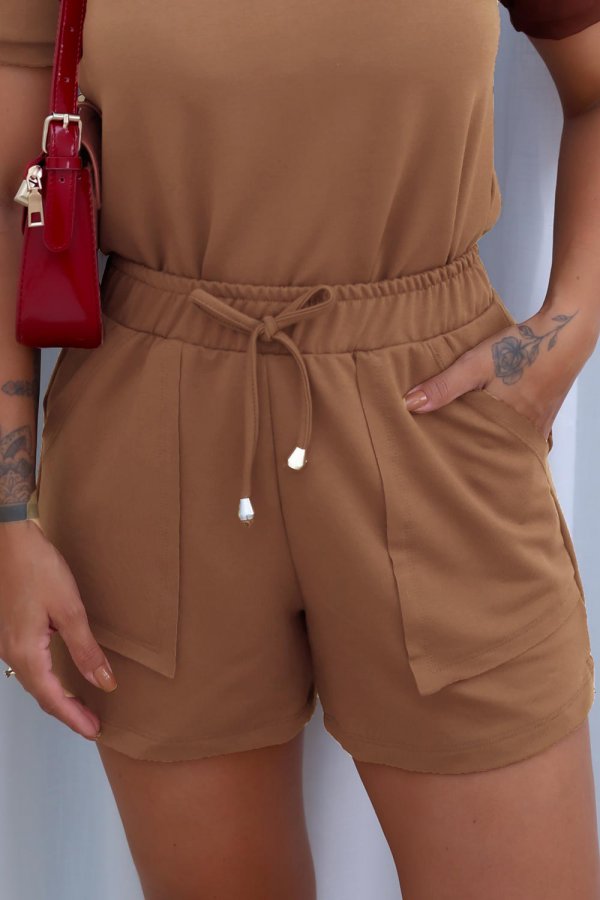 SHORTS FEMININO MOLECOTTON COM BOLSOS LOLI