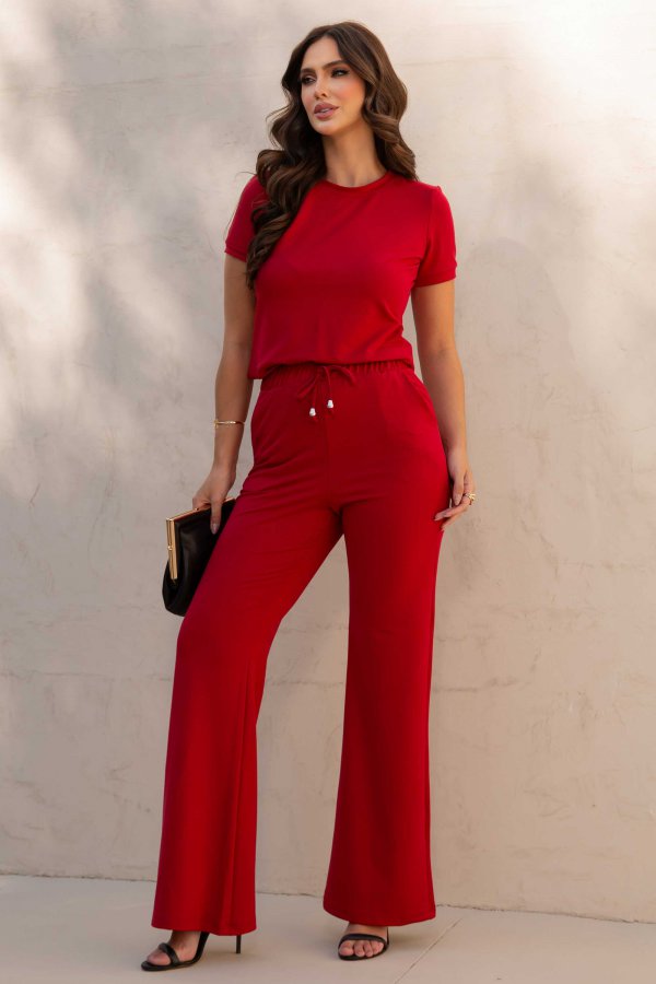 CONJUNTO FEMININO MOLECOTTON GRAZI BORDO