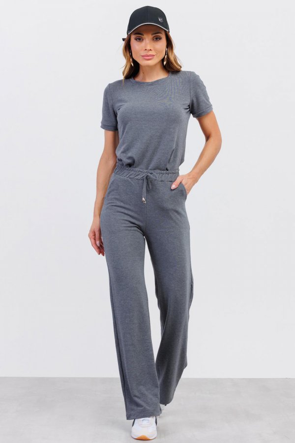 CONJUNTO FEMININO MOLECOTTON GRAZI GRAFITE