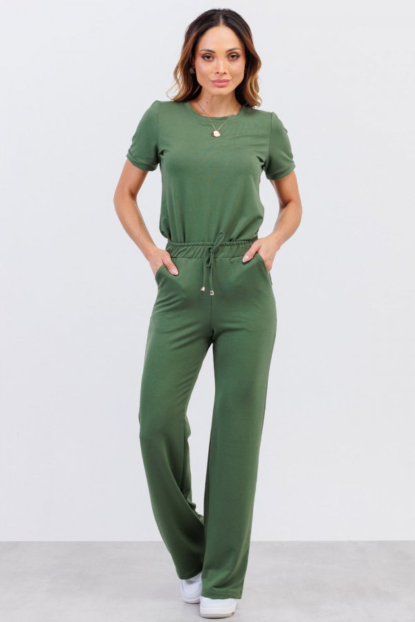 CONJUNTO FEMININO MOLECOTTON GRAZI VERDE MILITAR