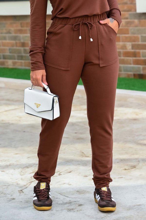 CALA FEMININA DE MOLECOTTON LVIA MARROM