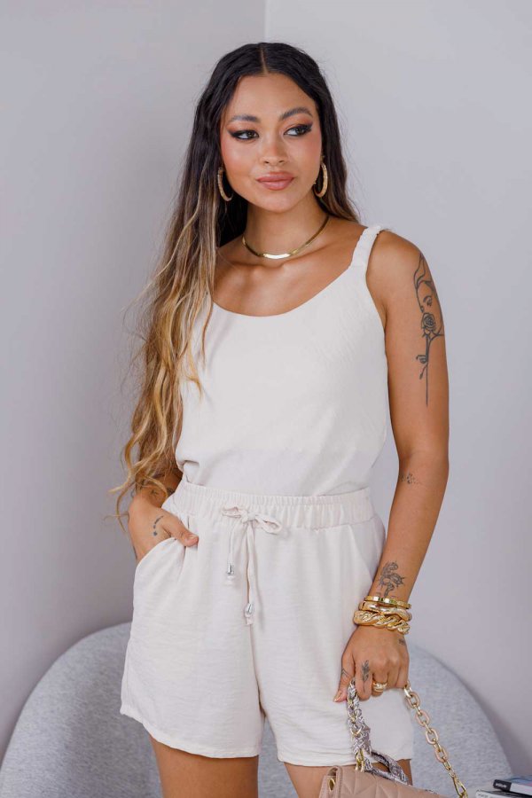 CONJUNTO FEMININO NINA AIR FLOW AREIA