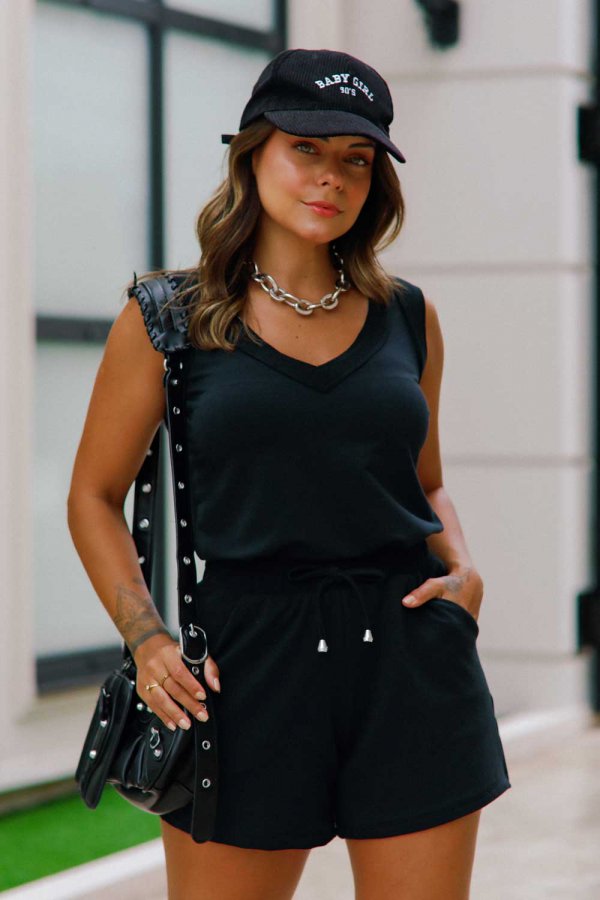 CONJUNTO FEMININO MOLECOTTON FILIPA PRETO