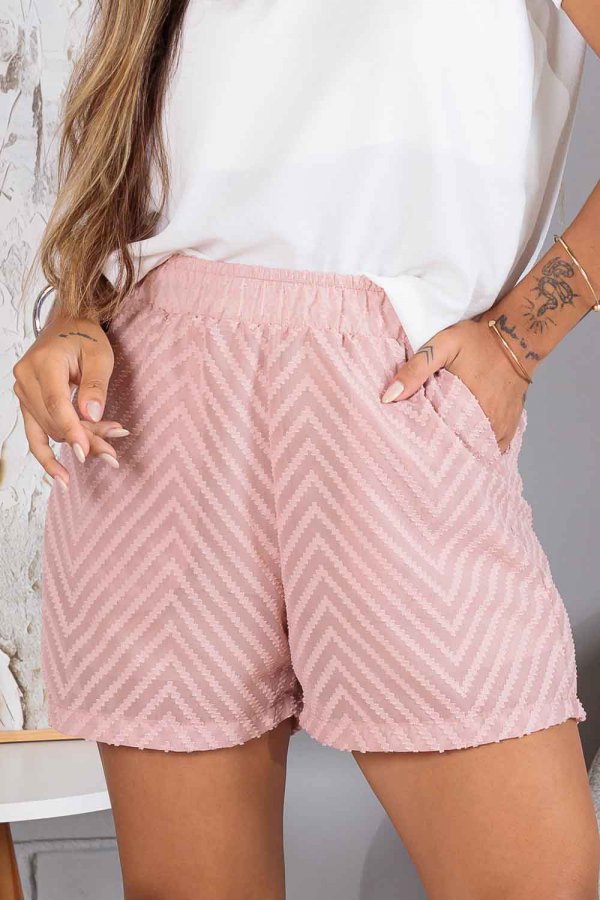 SHORTS FEMININO CREPE MYLA NATURAL