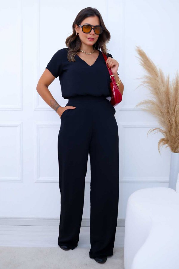 CONJUNTO FEMININO AIR FLOW AMORA PRETO