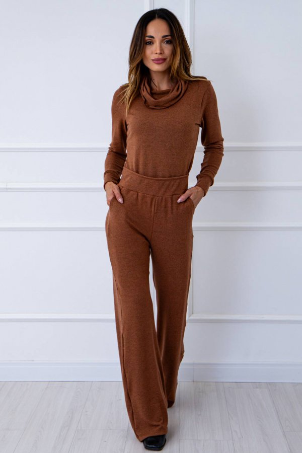 CONJUNTO FEMININO DE L�ZINHA FIORELA CAPPUCCINO