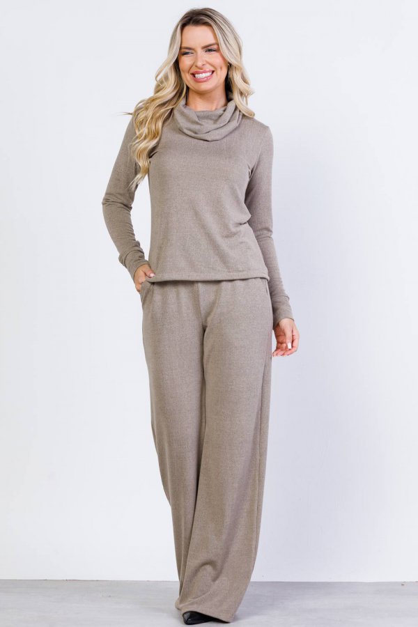 CONJUNTO FEMININO DE L�ZINHA FIORELA AREIA