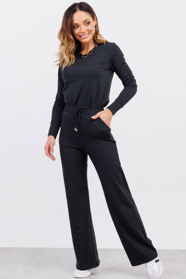 CONJUNTO FEMININO MOLECOTTON STEFANIE PRETO