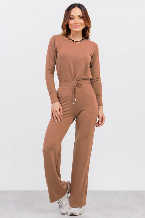 CONJUNTO FEMININO MOLECOTTON STEFANIE CAPPUCCINO