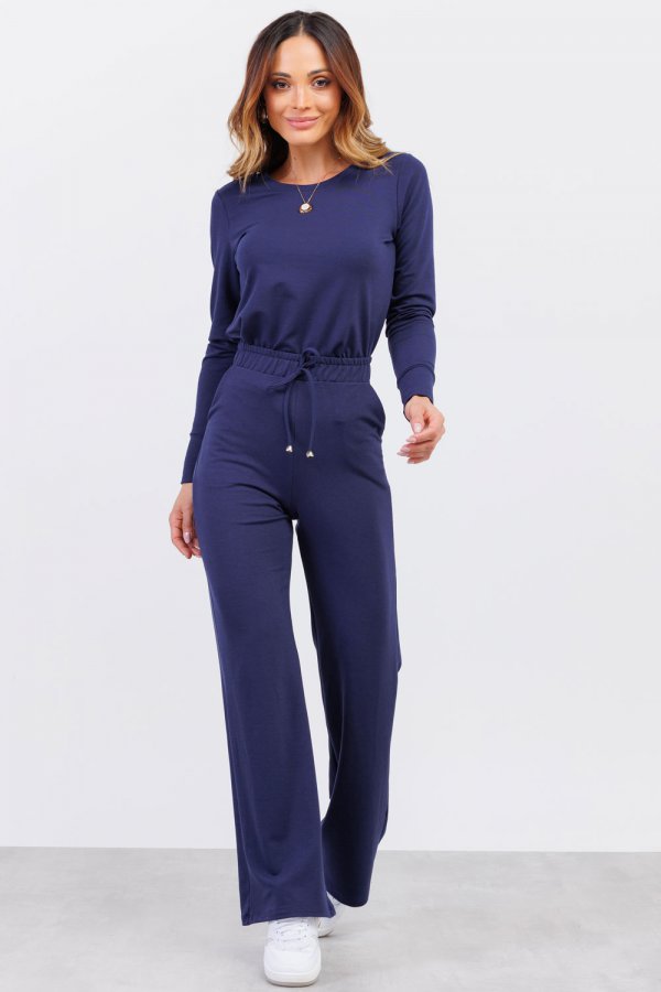 CONJUNTO FEMININO MOLECOTTON STEFANIE AZUL MARINHO