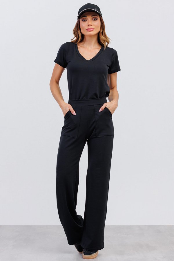 CONJUNTO FEMININO MOLECOTTON MEG PRETO