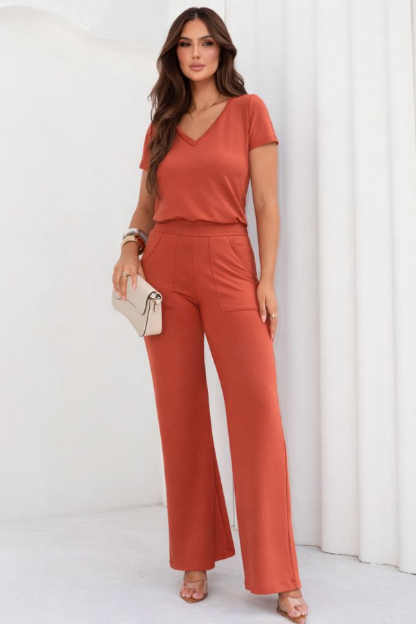 CONJUNTO FEMININO MOLECOTTON MEG TERRACOTA