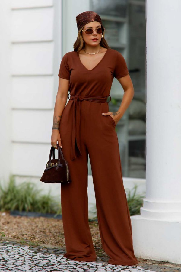 MACACO FEMININO MOLECOTTON ROBERTA MARROM MOCHA MOUSSE