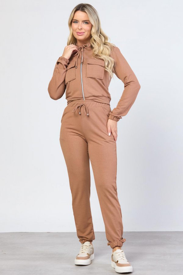 CONJUNTO FEMININO MOLECOTTON JANICE CAPPUCCINO