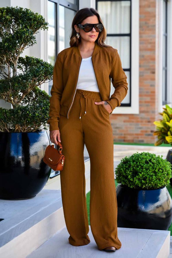 CONJUNTO FEMININO TEXTURIZADO SARA