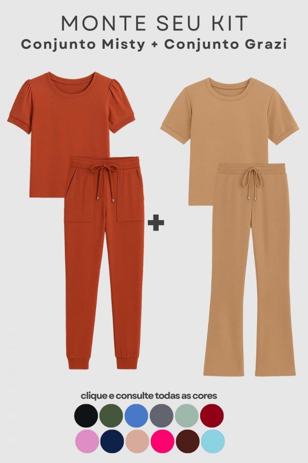 KIT DOIS CONJUNTOS - MISTY + GRAZI 