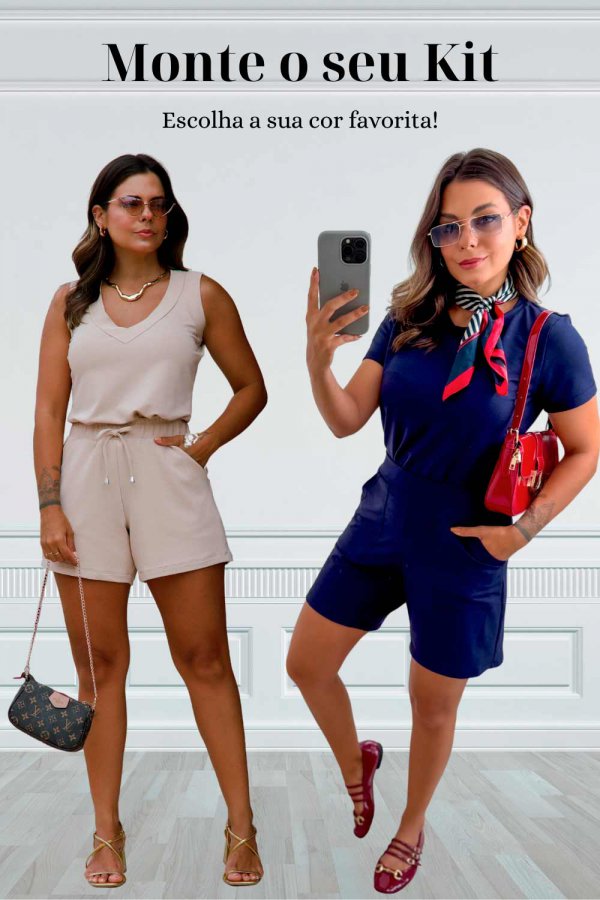 KIT DOIS CONJUNTOS - VALRIA + FILIPA 