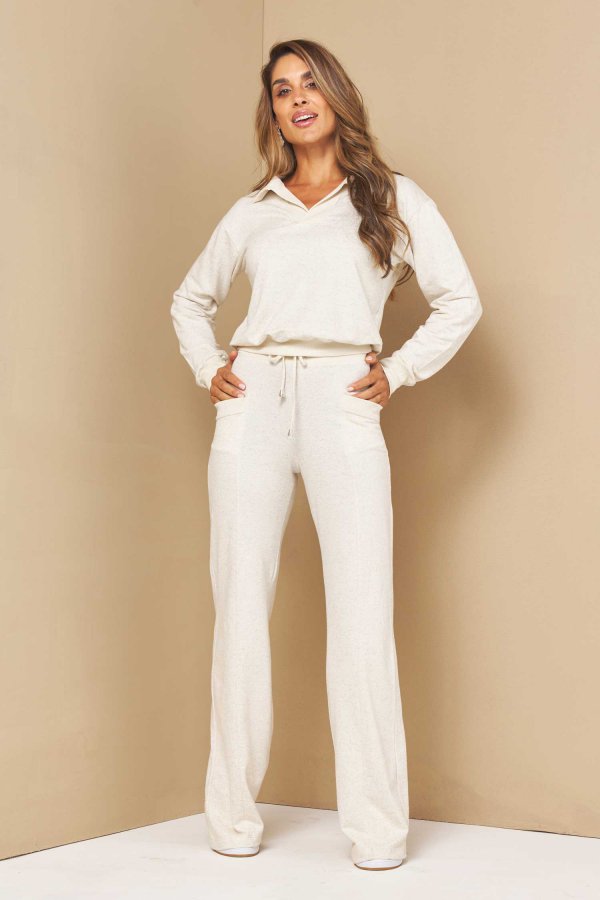 CONJUNTO FEMININO KAREN OFF WHITE