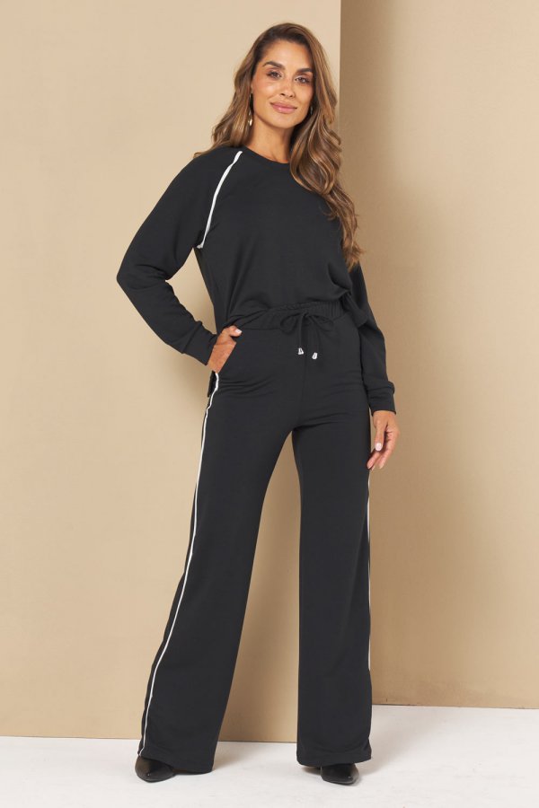 CONJUNTO FEMININO MOLECOTTON FRANCISCA PRETO