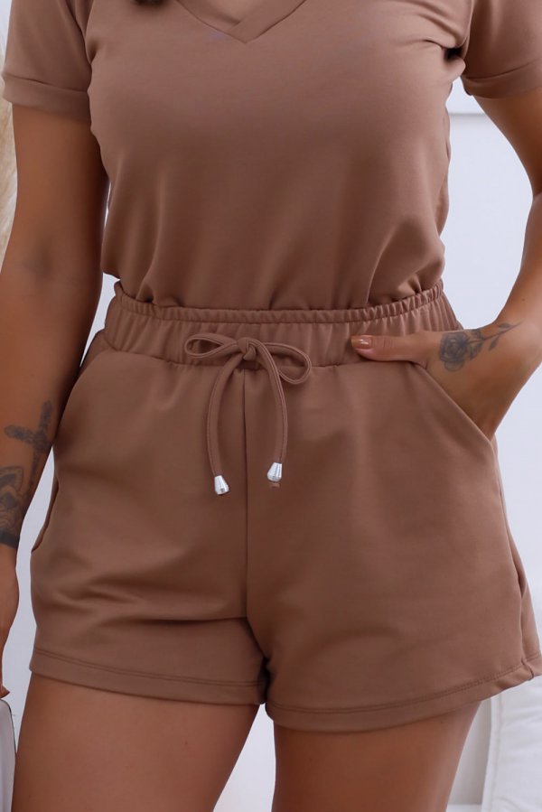 SHORTS FEMININO MOLECOTTON CARLA CAPPUCCINO
