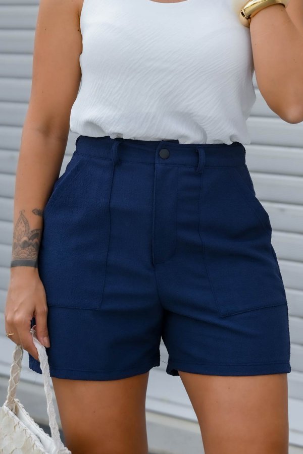 SHORTS FEMININO ISADORA AZUL MARINHO