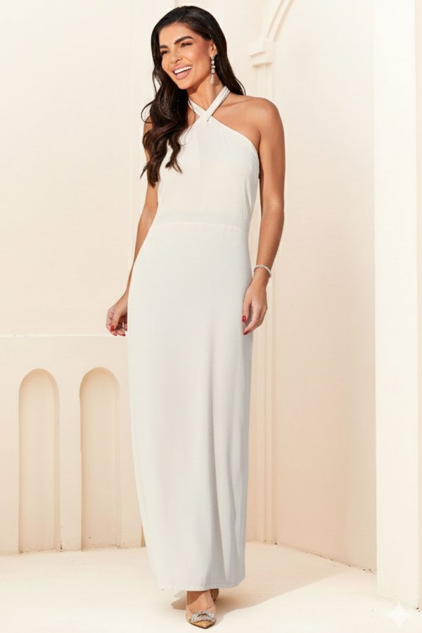 VESTIDO DE AIR FLOW HANNAH AREIA