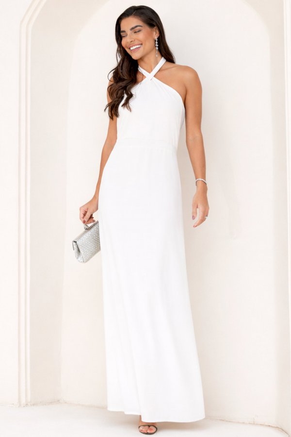 VESTIDO DE AIR FLOW HANNAH OFF WHITE