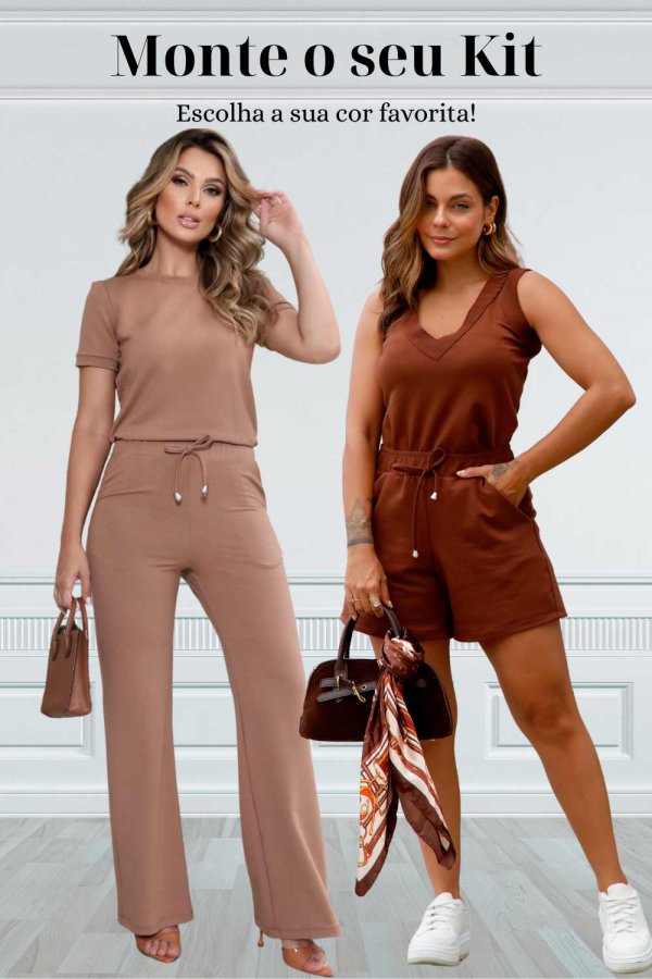 KIT DUAS PE�AS - CONJUNTO FILIPA E GRAZI 