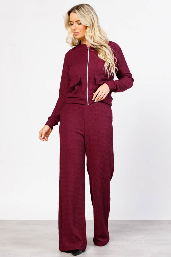 CONJUNTO FEMININO TEXTURIZADO MARILDA AMEIXA