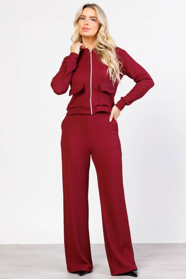 CONJUNTO FEMININO TEXTURIZADO MARILDA AMEIXA