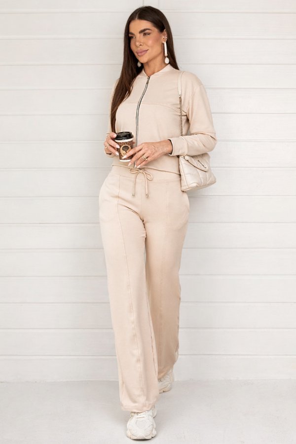 CONJUNTO FEMININO MOLECOTTON DJENI AREIA