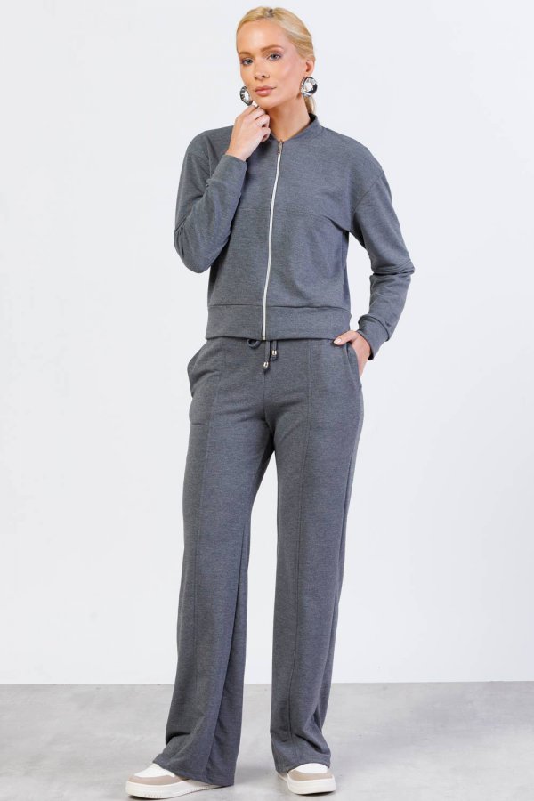 CONJUNTO FEMININO MOLECOTTON DJENI GRAFITE