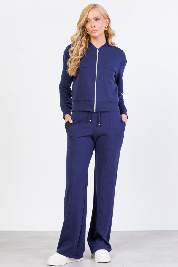 CONJUNTO FEMININO MOLECOTTON DJENI AZUL MARINHO