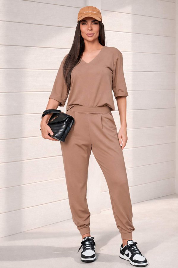 CONJUNTO FEMININO MOLECOTTON BETTY CAPPUCCINO