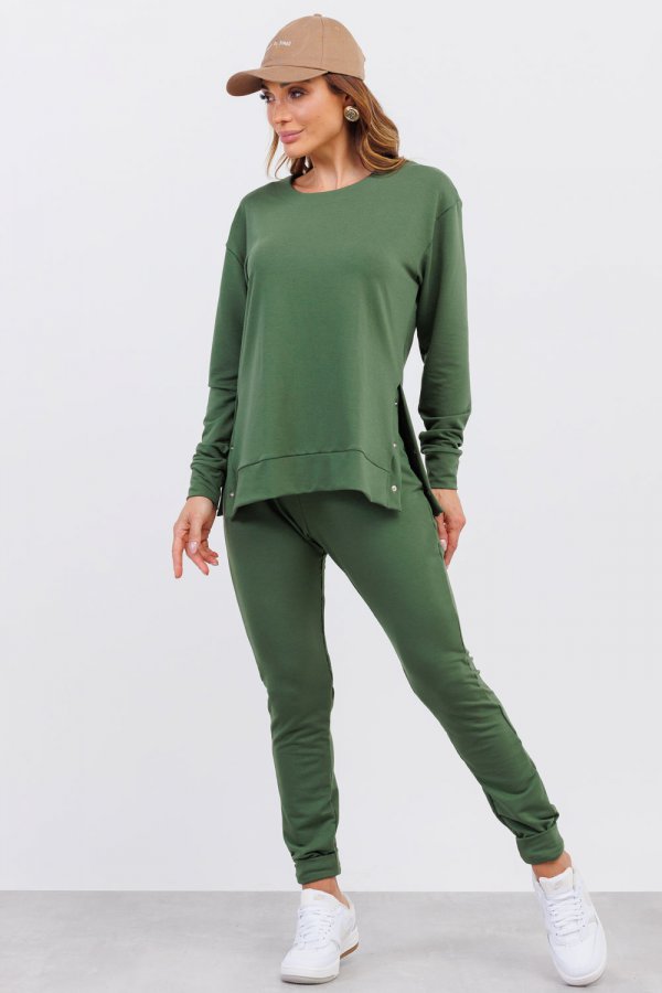 CONJUNTO FEMININO MOLECOTTON NATALIA VERDE