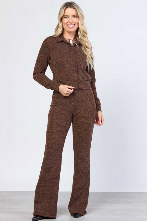 CONJUNTO FEMININO MIA MARROM