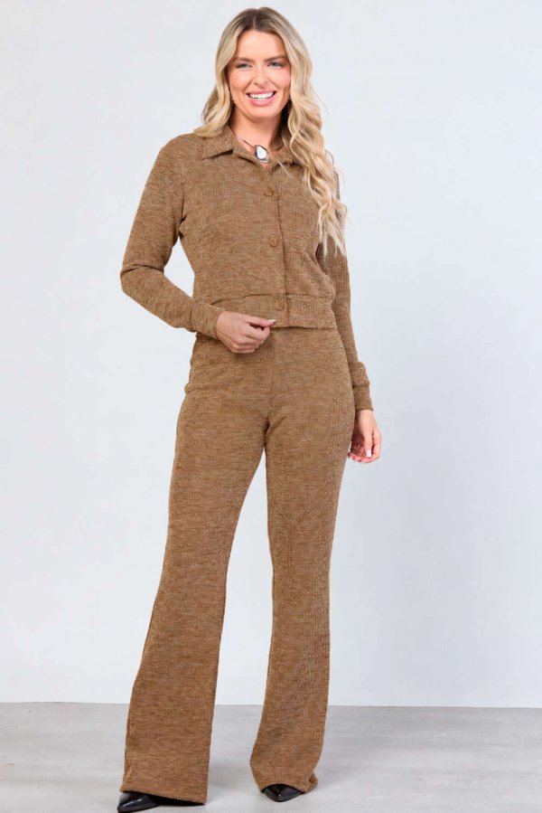 CONJUNTO FEMININO MIA CARAMELO