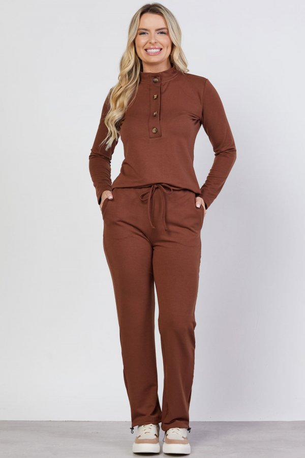 CONJUNTO FEMININO DALILA MARROM