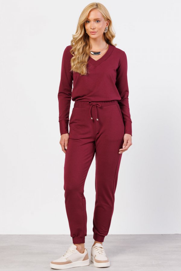 CONJUNTO FEMININO MOLECOTTON ROSAMARIA AMEIXA