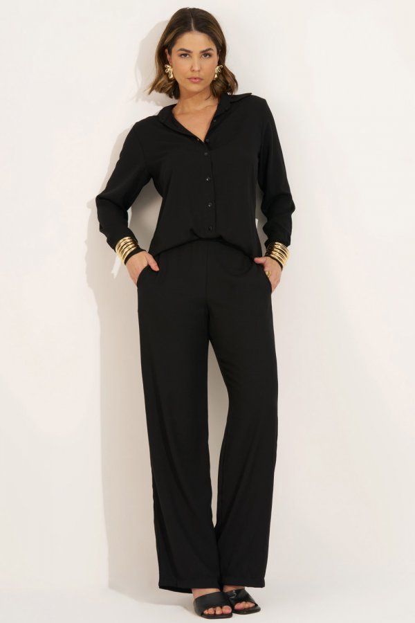 CONJUNTO FEMININO VISCOLINHO ALE PRETO